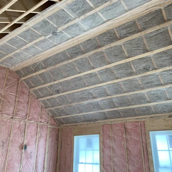 Cathedral ceiling insulation