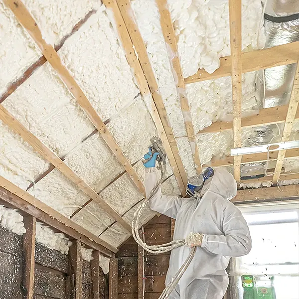 Closed-cell spray foam insulation